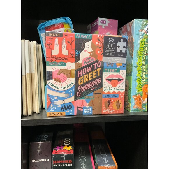 Genuine Fred HOW to GREET SOMEONE by Mary Kate McDevitt  500 Piece Puz - Picture 2 of 2